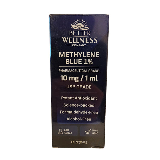 Methylene Blue 1% Solution Pharma Grade. Highest Quality 60ml bottle